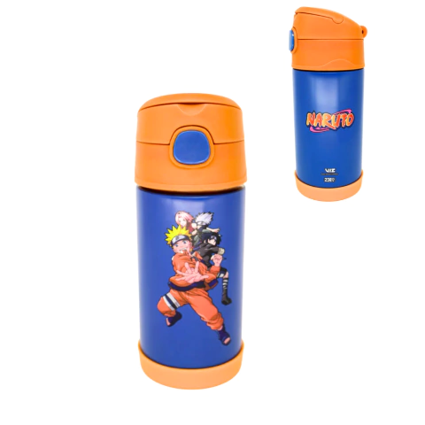 GARRAFA CLICK C/CANUDO 300ML NARUTO - 72052