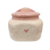 SALEIRO DE CERAMICA GRANDE GRANILITE HEART ROSA - 635