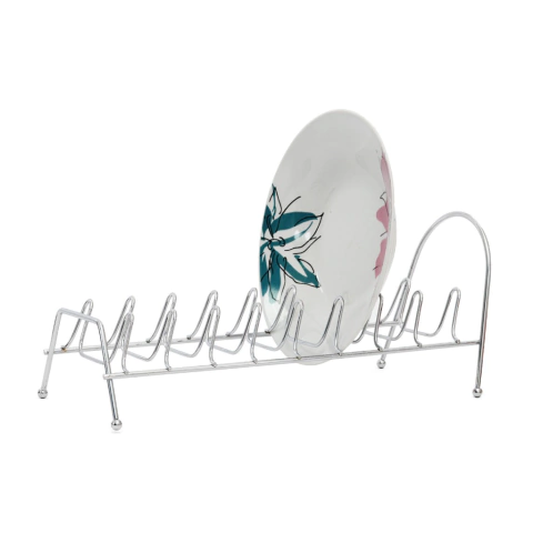 ESCORREDOR DE PRATOS CROMADO 7 DIVISORIAS - 3387