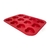 FORMA PARA 12 CUPCAKES CORAÇÃO - VERMELHA - comprar online