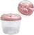 PORTA ALGODÃO/COTONETE DE ACRÍLICO GATINHO BABY ROSA - 7039