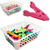 CESTA DE PLASTICO PARA PRENDEDOR + 18 PRENDEDORES COLORS - 23219