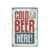 PLACA DECORATIVA - COLD BEER HERE