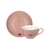 XÍCARA DE CHÁ COM PIRES ''ITS COFFEE TIME'' ROSA LAMOUR - 160ML - comprar online