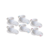 CONJUNTO 6 XÍCARAS PARA CAFÉ FLOWER DESIGN PLATE 90ML - 18133