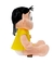 BONECA MAGALI DE PELÚCIA - TURMA DA MÔNICA - comprar online