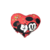 ALMOFADA MICKEY E MINNIE FORMATO CORAÇÃO