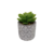 VASO DECORATIVO C/ PLANTA ARTIFICIAL EM CIMENTO ONYX TRADE 4990