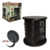 Porta condimento de vidro / plastico com 9 pçs 85ml + suporte giratorio redondo - comprar online