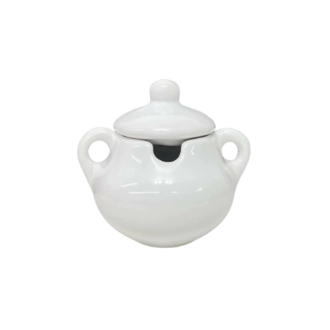 AÇÚCAREIRO DE CERÂMICA BRANCO