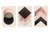 QUADRO TRIPLO GRANDE - GEOMÉTRICO ROSA E PRETO - comprar online