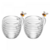 CONJUNTO 2 XICARAS LOVELY BEE ABELHA DE CAFE 80 ML - 220844