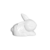 ENFEITE MINI COELHO BRANCO - ALGODÃO DOCE** - comprar online