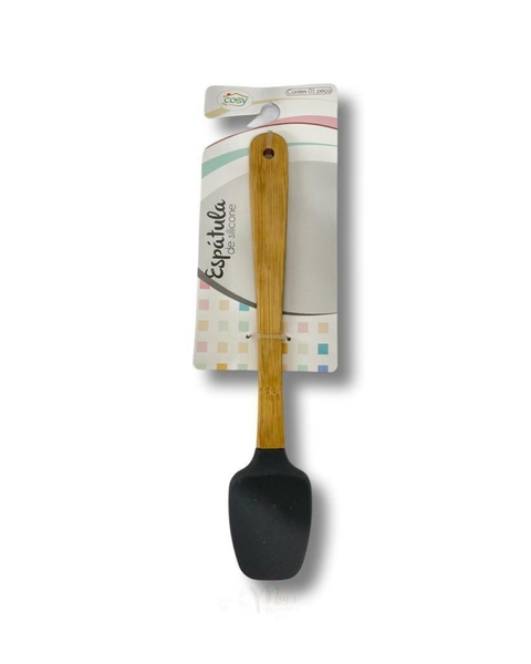 MINI ESPÁTULA DE SILICONE PRETA - 20180
