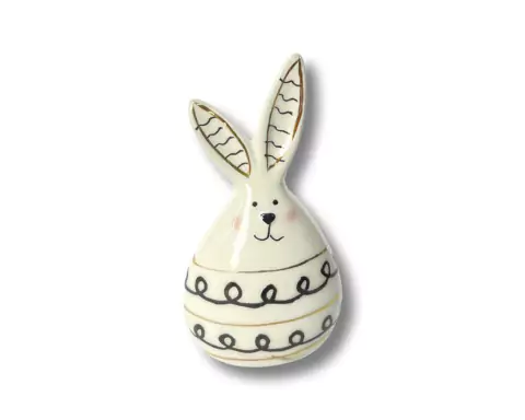 MINI COELHO BRANCO FELIZ 999**