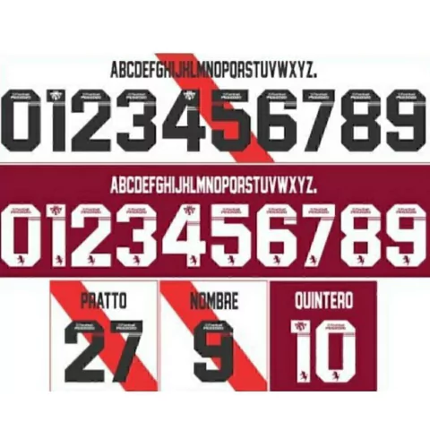 Numeración River Plate 2019/2020