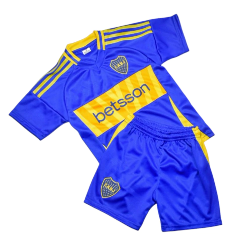 Camiseta y Short Niño Boca Juniors Minikit - comprar online