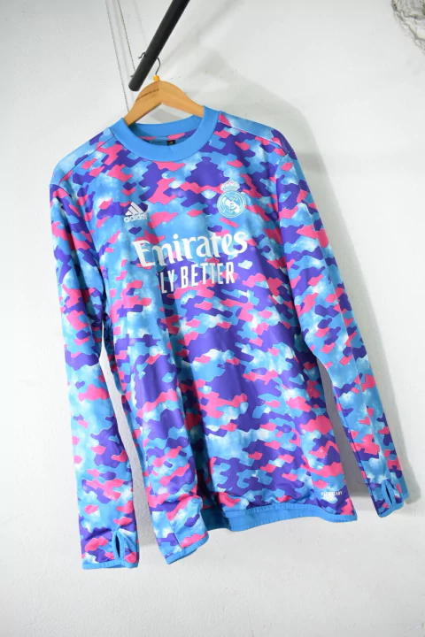Buzo Real Madrid Celeste Violeta Adidas