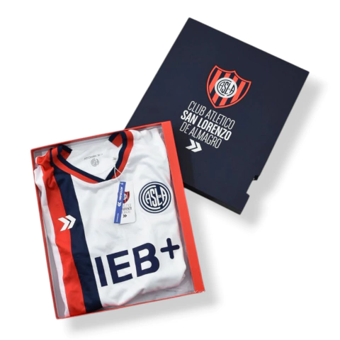 Camiseta San Lorenzo Suplente + Caja de Presentación Atomik 2025 - comprar online