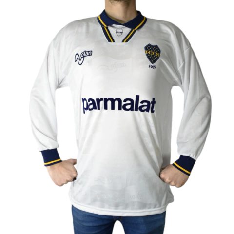 Camiseta Boca Retro Manga Larga Suplente Olan 1995