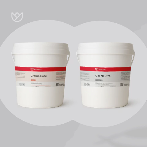 [COMBO] Crema Base Neutra «Clásica» 4 Kg + Gel Neutro «Conductor» 4 Kg - comprar online