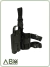 COLDRE EXCALIBUR COM LANTERNA PARA BERETTA APX COM SUPORTE DE PERNA - PRETO 