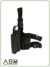 COLDRE EXCALIBUR COM LANTERNA PARA BERETTA APX COM SUPORTE DE CINTURA MD3 E SUPORTE DE PERNA - PRETO 