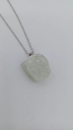 Dije de Jade con cadena de acero quirúrgico - comprar online