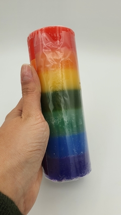 Velón 7 chakras perfumado