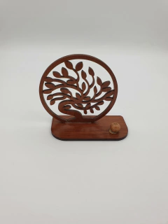 Porta Sahumerio de Madera con figuras - tienda online