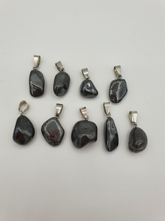 Dije de Hematite - Pulido - Chico - Acero - comprar online