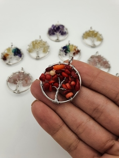 Dije Arbolito y piedras naturales - tienda online