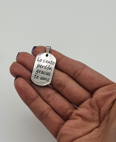 Dije de Hoʻoponopono de acero quirúrgico