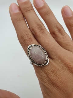 Anillo de Alpaca regulable de Piedras Naturales - tienda online