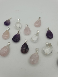 Dije en forma de gotita de Piedras Naturales - tienda online