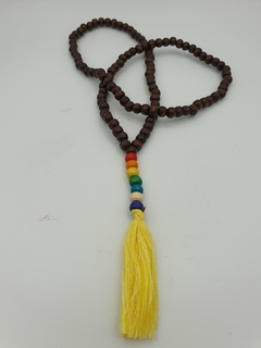 Japa Mala de madera 7 chakras - comprar online