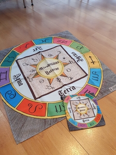 Paños Tarot y bolsita Elementos - comprar online