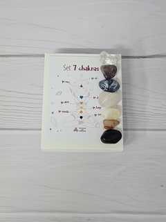 Set de Chakras en cajita - Piedras en Córdoba