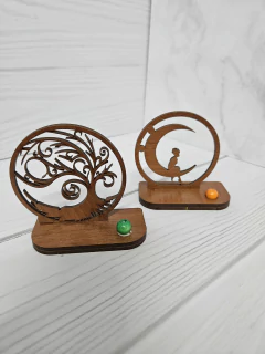 Imagen de Porta Sahumerio de Madera con figuras
