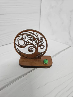 Porta Sahumerio de Madera con figuras - tienda online