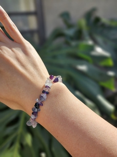 Pulsera de Fluorita Arco Iris- Escallas en internet