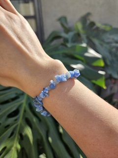 Pulsera de Cuarzo Azul- Escallas - comprar online