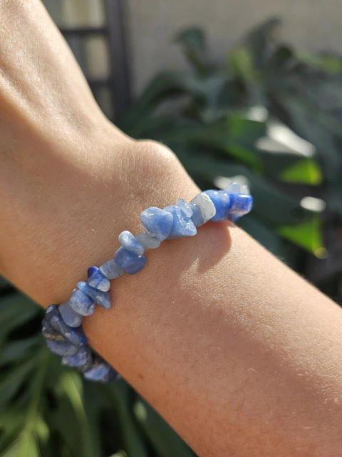 Pulsera de Cuarzo Azul- Escallas