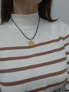 Dije de Citrino - Corazón - Mediano - Acero en internet