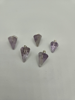 Dije de Amatista - Péndulo - Chico - Acero - tienda online
