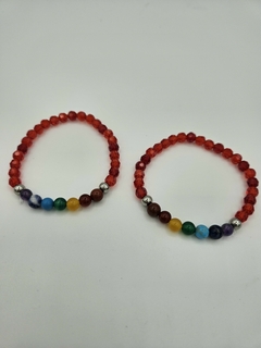 Pulsera 7 chakras y cristales - 6 mm en internet