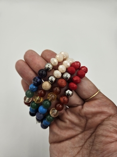 Pulsera 7 chakras y cristales- 8mm en internet