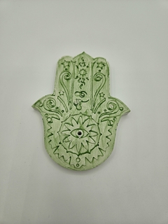 Porta Sahumerio Manito de Fátima de cemento - tienda online