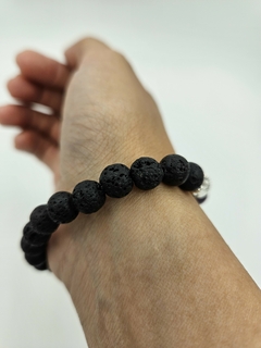 Pulsera 7 chakras de bolitas naturales de 8mm y buditas - comprar online