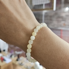 Pulsera de Calcita Amarilla- Bolitas - comprar online